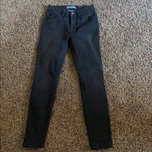 B(air) high waist ankle skinny grey jeans